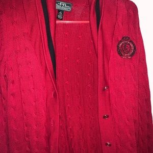Red Ralph Lauren Cardigan